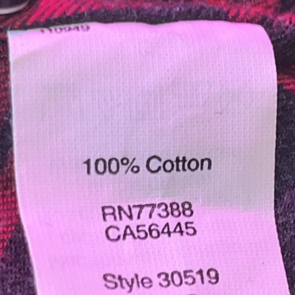 J. Crew red tartan plaid flannel shirt size XS